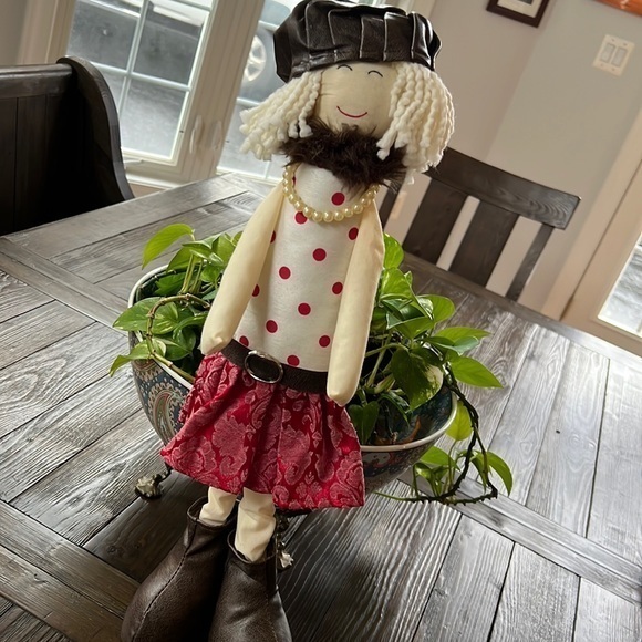 doll Other - Cute whimsical cloth standing doll